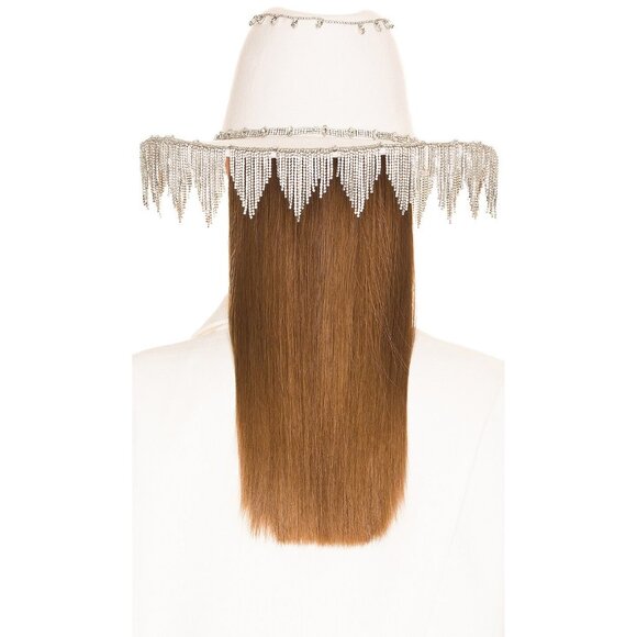 8 Other Reasons Rhinestone Cowboy Hat White Crystal